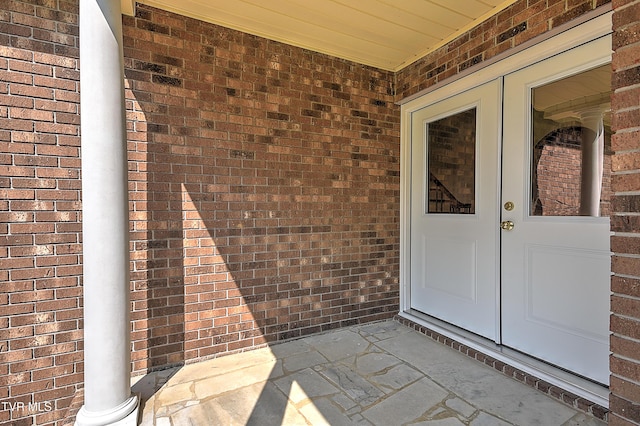 14191 King Mill Pike, Bristol, VA 24202 - entrance to property with french doors and brick siding