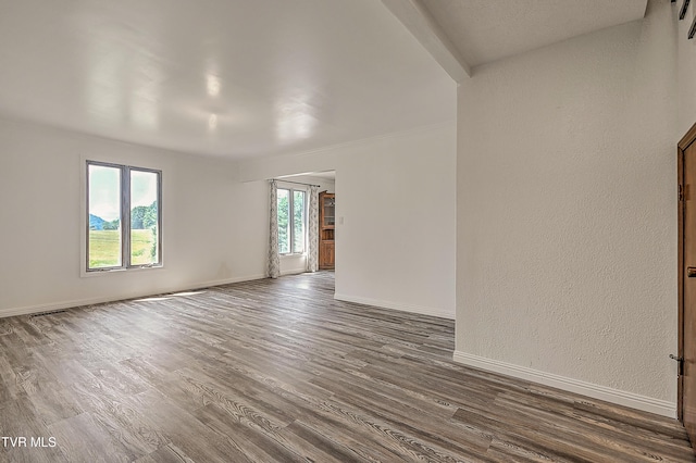 14191 King Mill Pike, Bristol, VA 24202 - unfurnished room with dark wood finished floors and baseboards