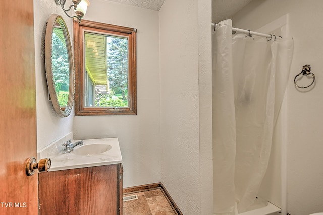 14191 King Mill Pike, Bristol, VA 24202 - bathroom with vanity and curtained shower