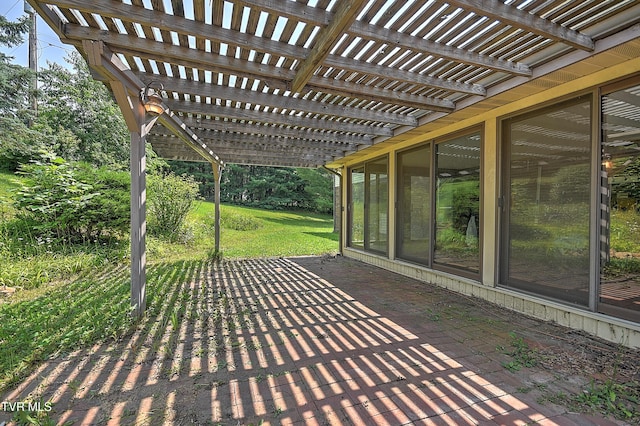 14191 King Mill Pike, Bristol, VA 24202 - view of patio / terrace featuring a pergola
