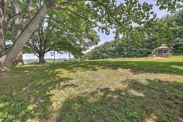 14191 King Mill Pike, Bristol, VA 24202 - view of grassy yard with a gazebo