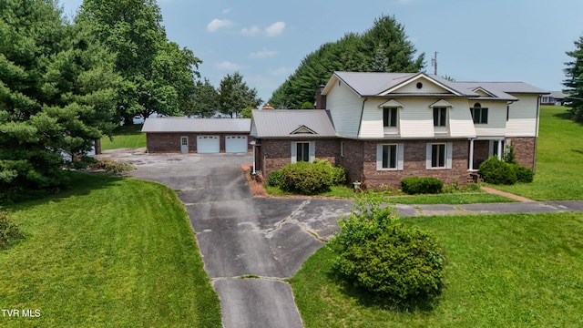 14191 King Mill Pike, Bristol, VA 24202 - traditional home with a front yard, brick siding, and driveway