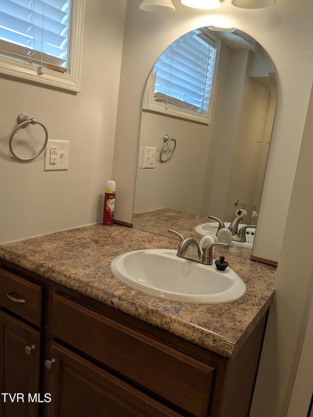 1319 5th St, Bristol, TN 37620 - bathroom with vanity and plenty of natural light