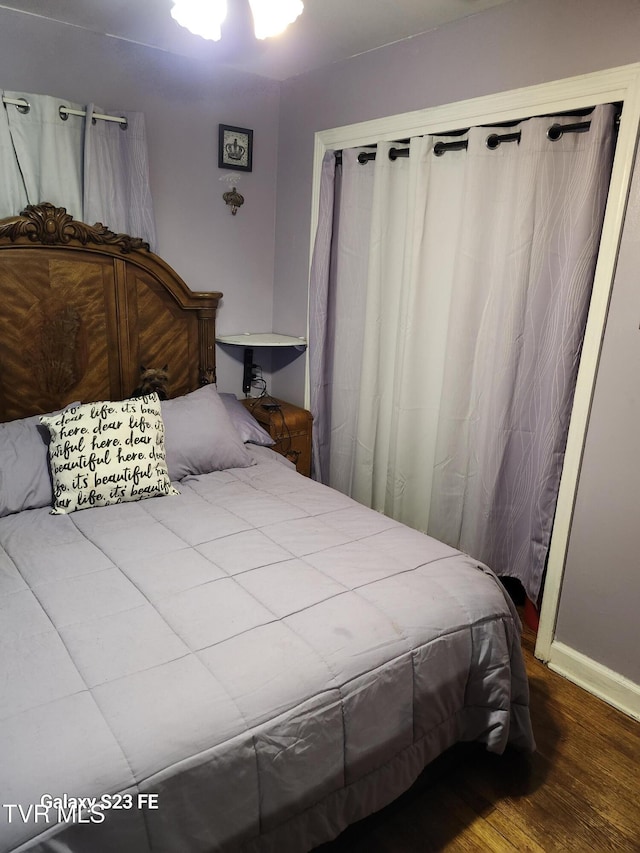 127 Banner St, Erwin, TN 37650 - bedroom with wood finished floors and baseboards