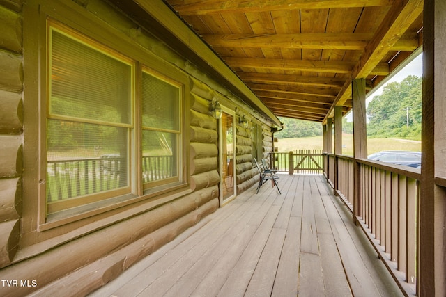 366 Judge Ben Allen Rd, Elizabethton, TN 37643 - view of wooden porch