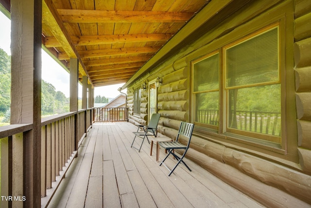 366 Judge Ben Allen Rd, Elizabethton, TN 37643 - view of wooden terrace