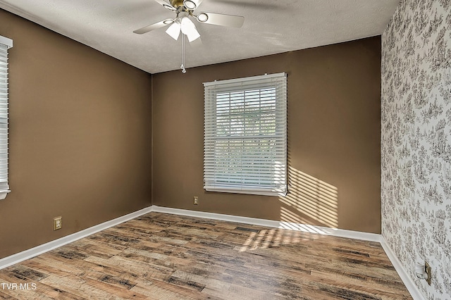 112 Hillview Rd, Kingsport, TN 37664 - empty room featuring a ceiling fan and wood finished floors