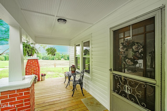 740 Fishpond Rd, Chuckey, TN 37641 - view of wooden porch