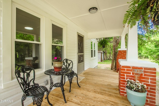 740 Fishpond Rd, Chuckey, TN 37641 - view of wooden porch