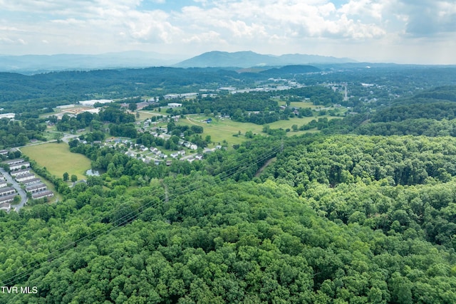 2898 Watauga Rd, Johnson City, TN 37601 - bird's eye view of a mountainous background and a heavily wooded area