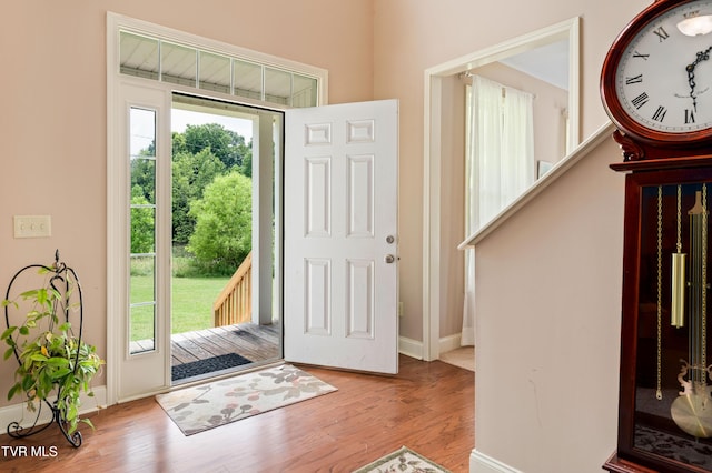2898 Watauga Rd, Johnson City, TN 37601 - foyer entrance featuring wood finished floors and baseboards