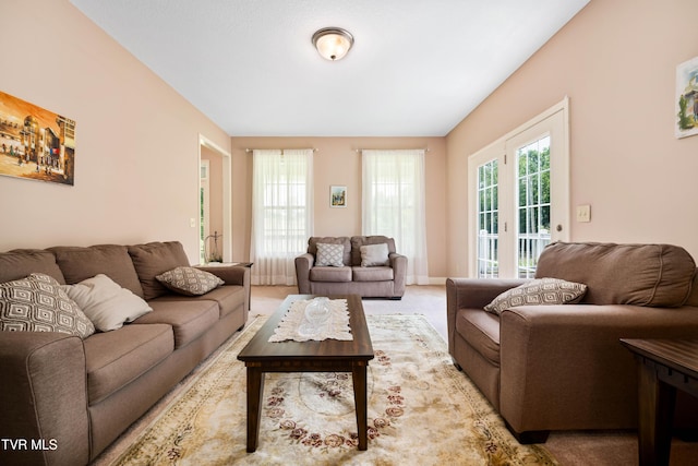 2898 Watauga Rd, Johnson City, TN 37601 - living room featuring light colored carpet
