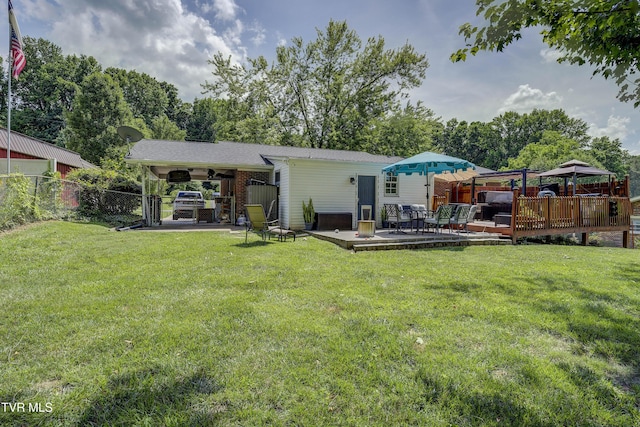 175 Shenandoah Dr, Johnson City, TN 37601 - rear view of property featuring a wooden deck and a gazebo