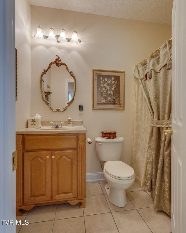 100 Pointe Dr, Piney Flats, TN 37686 - full bath featuring vanity, toilet, and tile patterned flooring