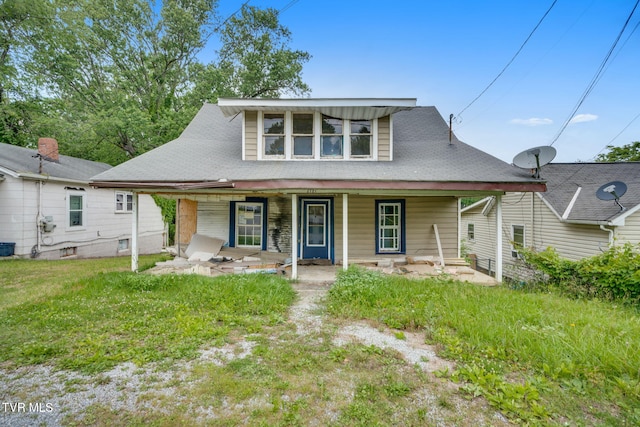 21212123 Randolph St, Bristol, VA 24201 - view of front of house featuring covered porch and a front yard