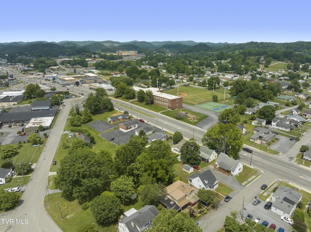 2012 Euclid Ave, Bristol, VA 24201 - aerial view of property and surrounding area with a mountainous background