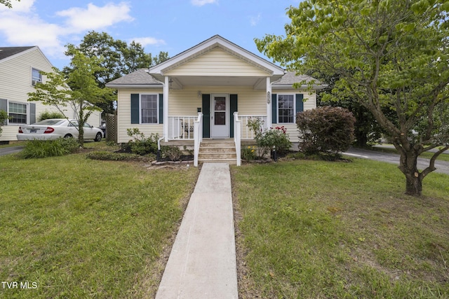 2012 Euclid Ave, Bristol, VA 24201 - bungalow featuring a porch and a front lawn