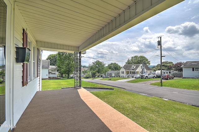 1241 Carolina Ave, Bristol, TN 37620 - view of patio featuring a residential view