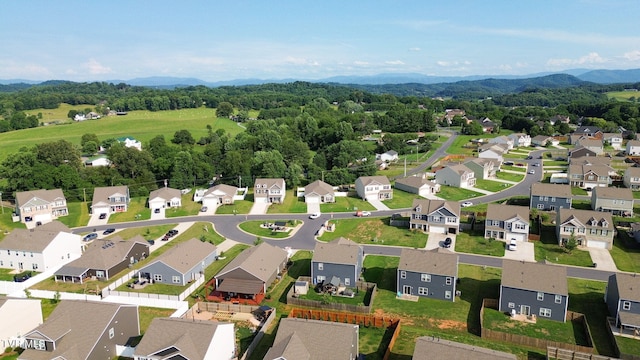 1058 Raccoon Ln, Piney Flats, TN 37686 - aerial view of residential area featuring mountains