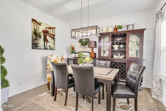 1058 Raccoon Ln, Piney Flats, TN 37686 - dining space featuring light wood-style flooring and baseboards