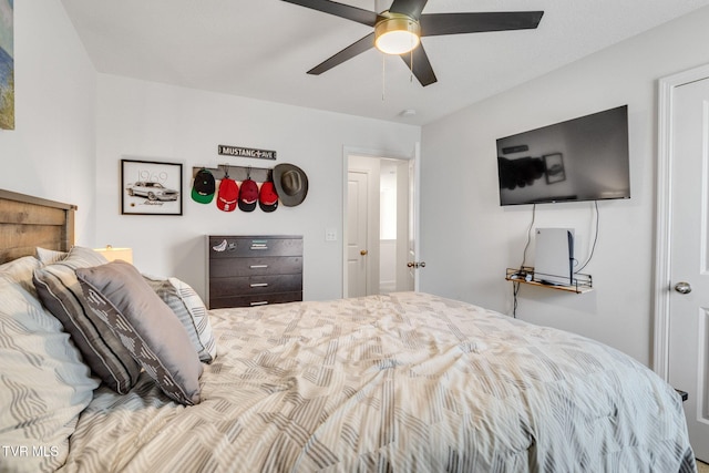 1058 Raccoon Ln, Piney Flats, TN 37686 - bedroom with ceiling fan