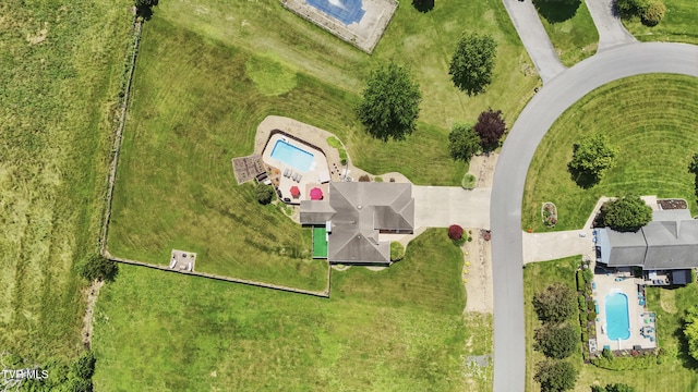17308 Crabtree Ct, Bristol, VA 24202 - drone / aerial view of a pool