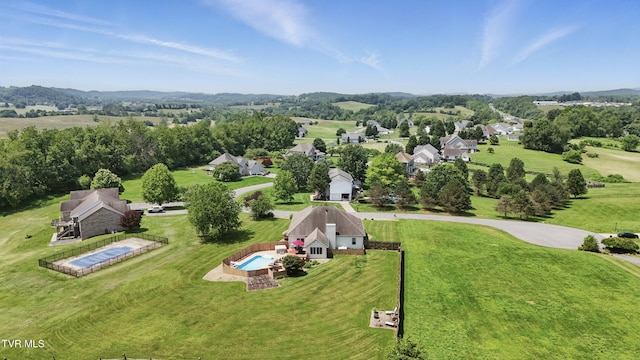 17308 Crabtree Ct, Bristol, VA 24202 - drone / aerial view of a pool area