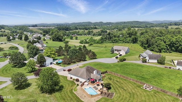 17308 Crabtree Ct, Bristol, VA 24202 - drone / aerial view of a pool