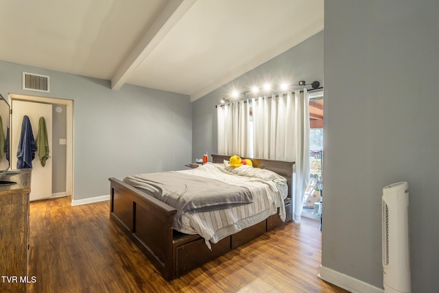 172 Dakota Rd, Bristol, VA 24201 - bedroom with beamed ceiling and wood finished floors
