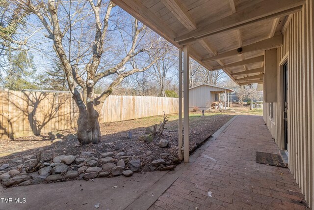 172 Dakota Rd, Bristol, VA 24201 - view of patio / terrace with an outdoor structure