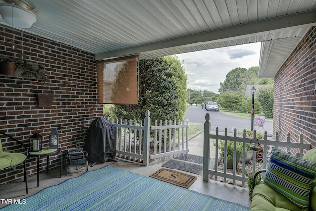 1905 Knob Creek Rd Unit 11, Johnson City, TN 37604 - wooden terrace with area for grilling