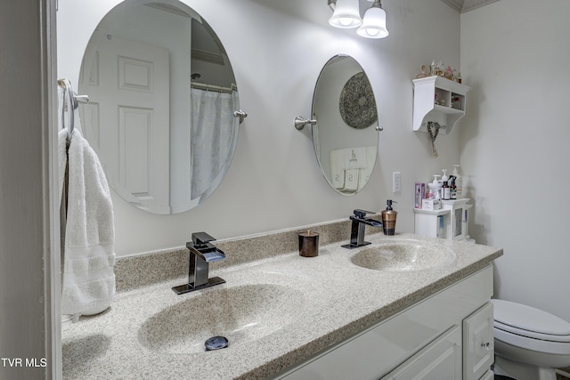 1905 Knob Creek Rd Unit 11, Johnson City, TN 37604 - bathroom with double vanity and toilet