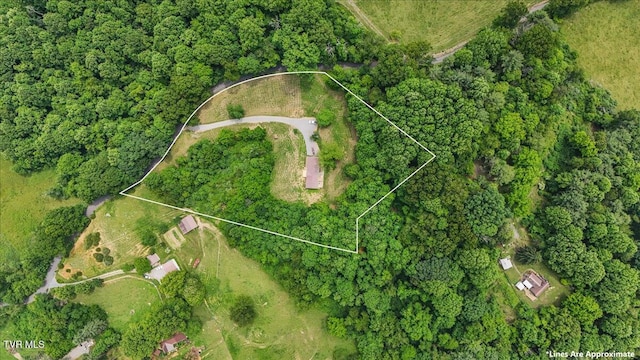 14450 Rattle Creek Rd, Abingdon, VA 24210 - aerial view of property's location with property boundaries highlighted