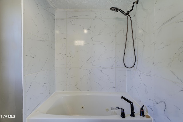 3912 Memorial Blvd, Kingsport, TN 37664 - bathroom with a textured ceiling