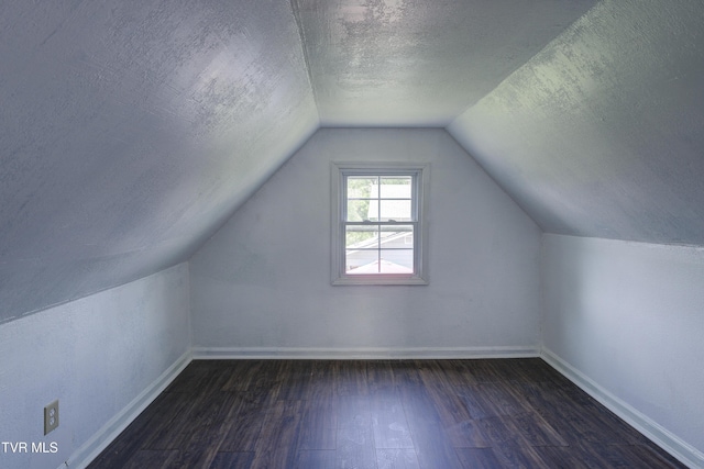 3912 Memorial Blvd, Kingsport, TN 37664 - bonus room featuring wood finished floors, lofted ceiling, and a textured ceiling