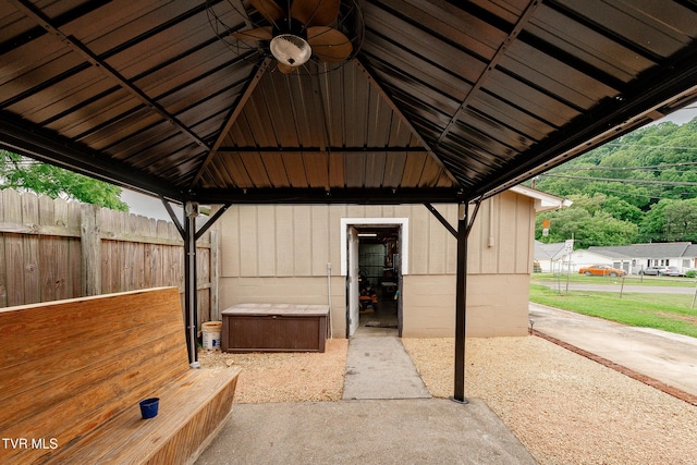 2009 Tenneva St, Kingsport, TN 37665 - view of patio with a gazebo