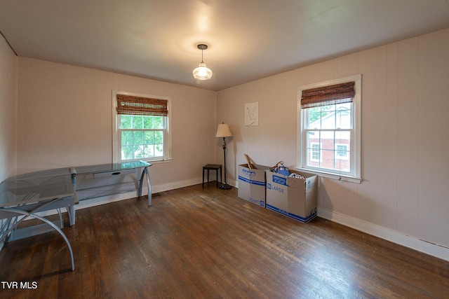 1024 Sharondale Ave, Kingsport, TN 37660 - misc room with wood finished floors, healthy amount of natural light, and baseboards