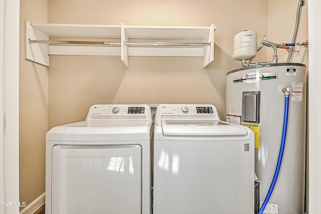 660 S Jena Beth Dr Unit 1, Elizabethton, TN 37643 - washroom featuring water heater and washing machine and clothes dryer