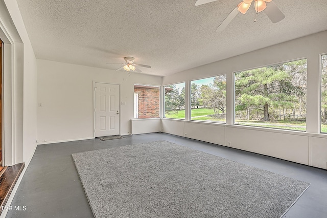 646 Meadow View Rd, Bristol, TN 37620 - unfurnished sunroom featuring a ceiling fan and healthy amount of natural light