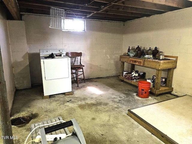 919 Coeburn Rd, Wise, VA 24293 - basement with washer / clothes dryer