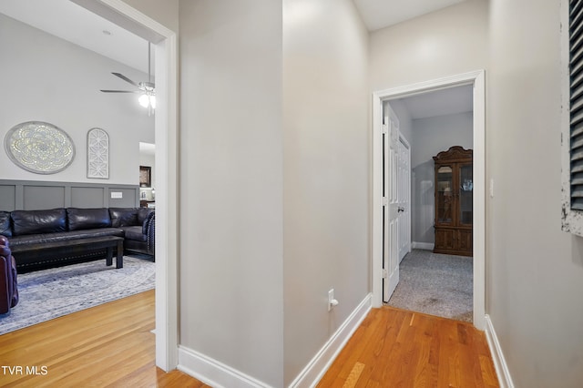 1844 Weaver Branch Rd, Piney Flats, TN 37686 - corridor with wood finished floors