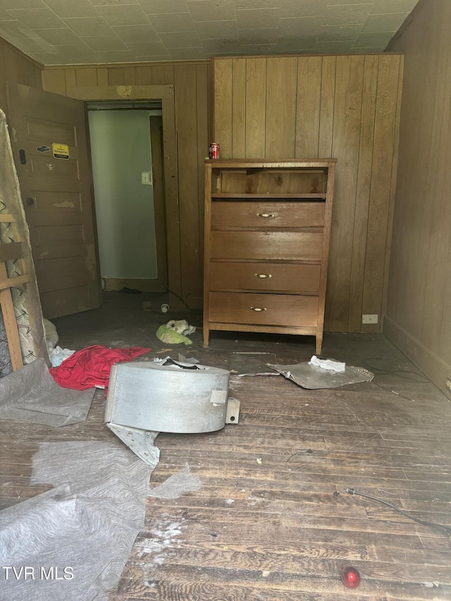 11985 Tazewell Rd, Coeburn, VA 24230 - spare room featuring wood walls