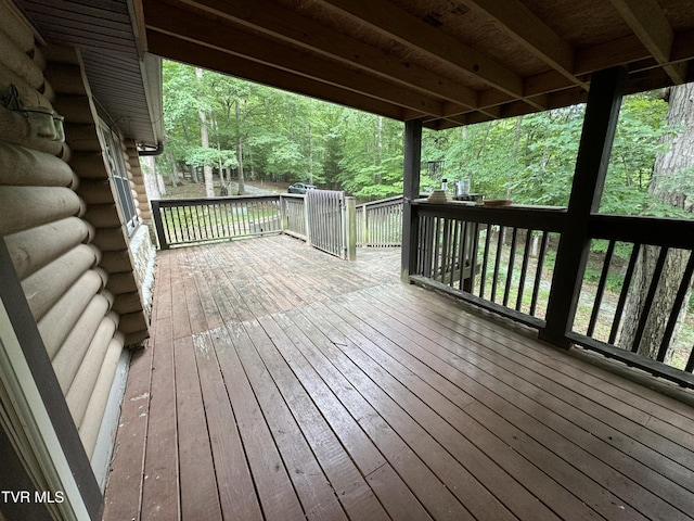 2401 Egan Rd, Big Stone Gap, VA 24219 - view of wooden deck