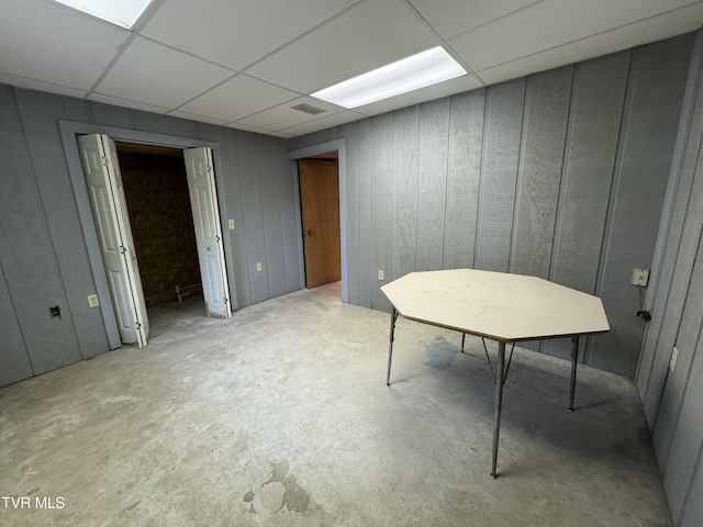 2401 Egan Rd, Big Stone Gap, VA 24219 - office space featuring concrete flooring and a paneled ceiling