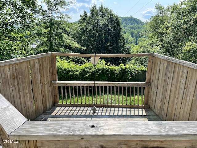 692 NE Hamner Ave, Norton, VA 24273 - view of wooden terrace