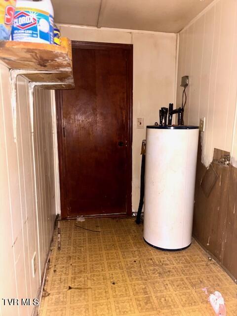 11616 Alfred Cox Rd, Pound, VA 24279 - utility room with water heater