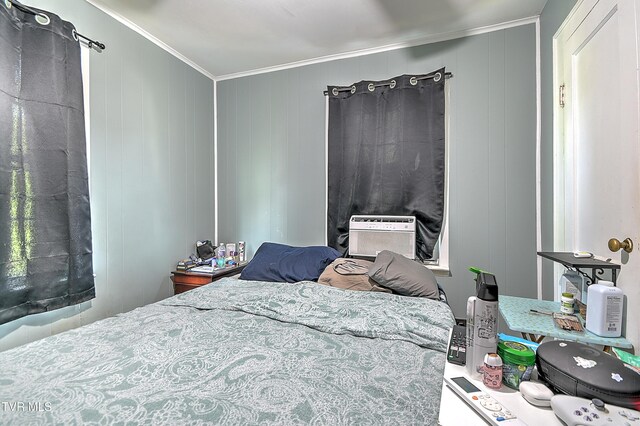 11 Birch St, Bristol, TN 37620 - bedroom with crown molding and a decorative wall