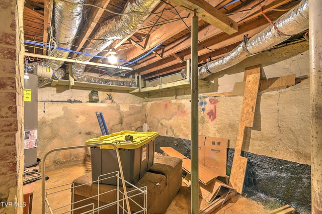 11 Birch St, Bristol, TN 37620 - view of unfinished below grade area