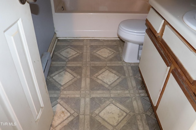 45 Laurel Rdg, Big Stone Gap, VA 24219 - full bathroom with vanity, a bathtub, and baseboard heating