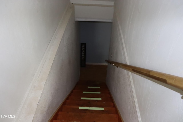 45 Laurel Rdg, Big Stone Gap, VA 24219 - staircase with wood finished floors